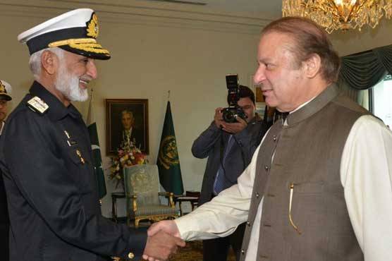 Naval Chief meets PM Nawaz, discusses national security issue