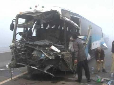 Multan: Six killed in fog related accidents