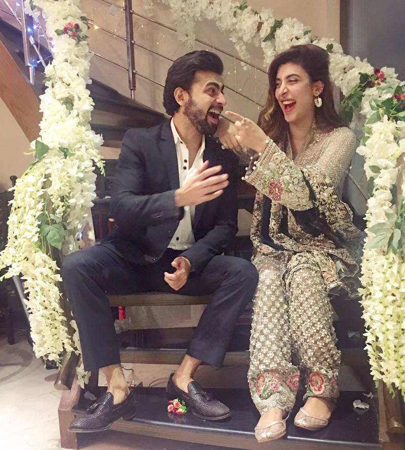 Urwa and Farhan Saeed’s perfect dholki ceremony (Pics)