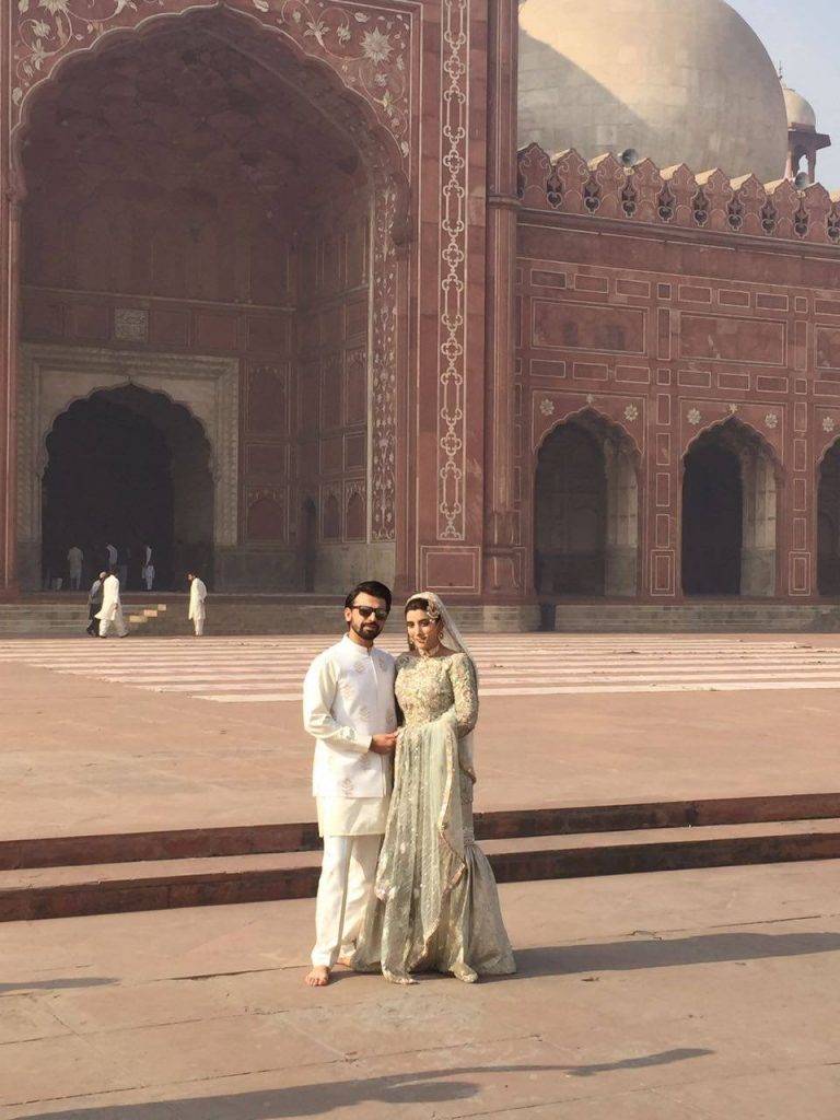 Farhan Saeed & Urwa Hocane's Nikah ceremony at Badshahi Mosque (Pics)