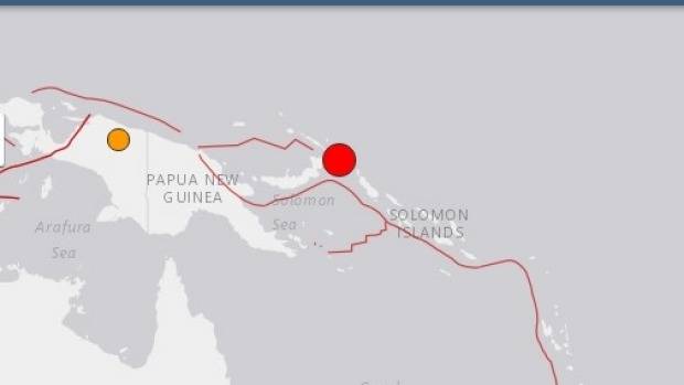 7.9 magnitude earthquake hits east of Papua New Guinea, tsunami warning
