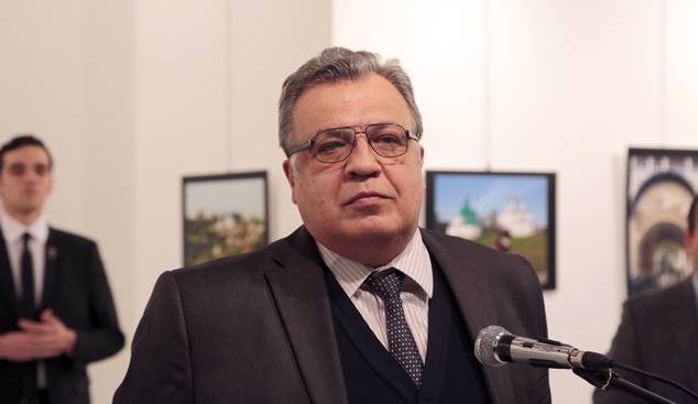 Russian Ambassador to Turkey shot dead at Ankara