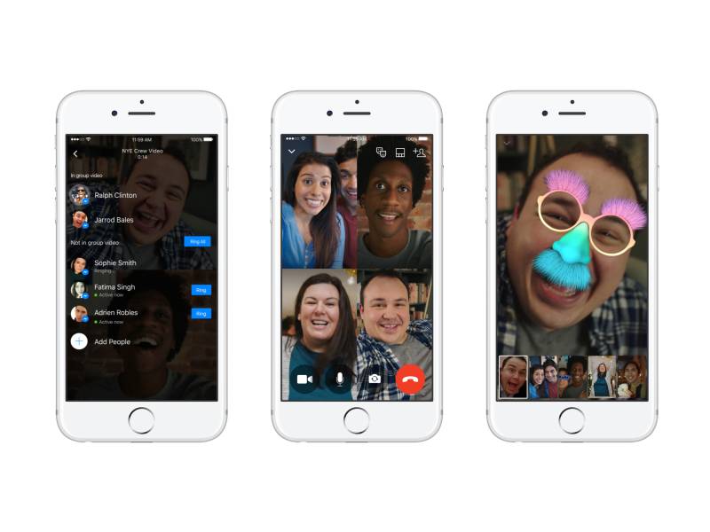 Facebook adds group video calling feature to Messenger