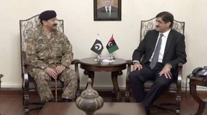 CM Sindh Murad meets Corps Commander Karachi
