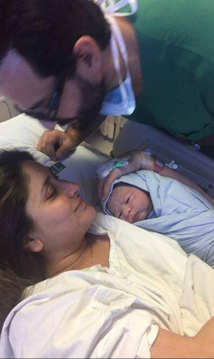 Pics: Saifeena, newborn Taimur in hospital