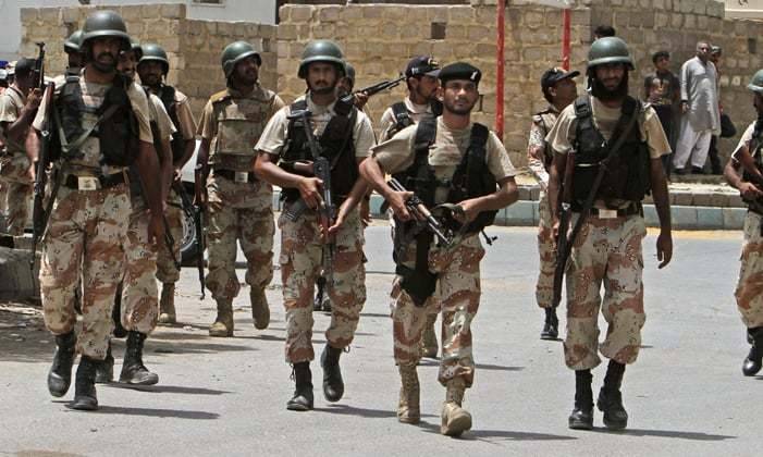 Rangers’ raids in Karachi, 5 criminals detained