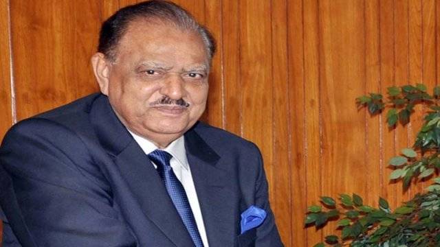 ISI DG Naveed Mukhtar meets President Mamnoon Hussain