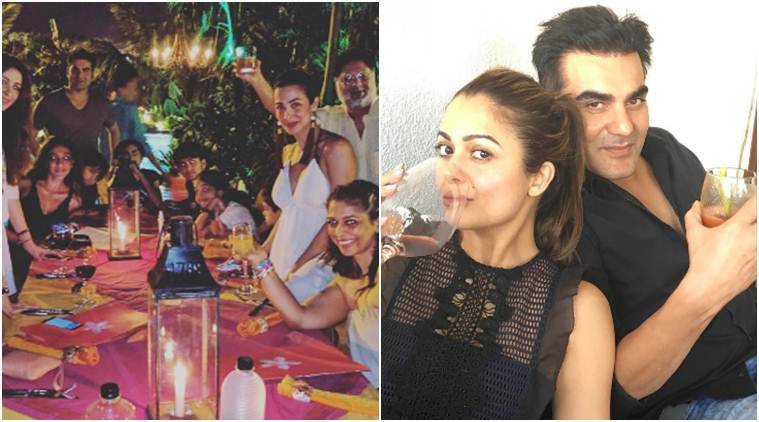 Arbaaz Khan and Malaika Arora celebrating New Year together (pics)