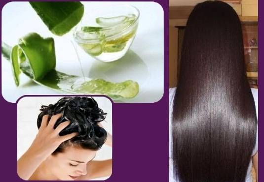 DIY Aloe Vera mask makes hair shinier, glossy