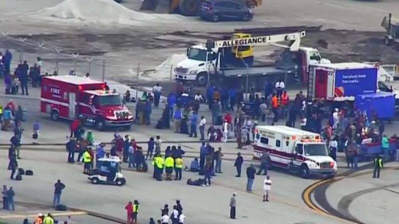 Florida: Five killed, eight wounded in mass shooting at Ft. Lauderdale airport