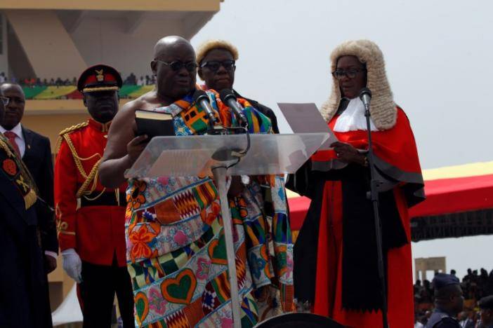 Nana Akufo-Addo takes oath as Ghana's president