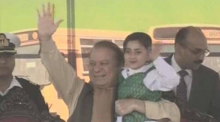 PM Nawaz distributes new buses to 422 schools in Islamabad