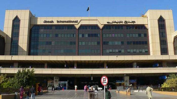 Airplane tyre bursts during landing at Karachi airport
