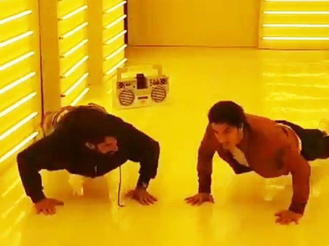 PSL fever: Ali Zafar, Misbah push-ups video went viral