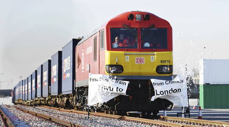First 'Silk Road' freight train reaches UK from China