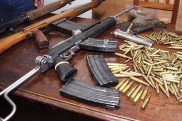 Police thwarted weapons smuggling attempt