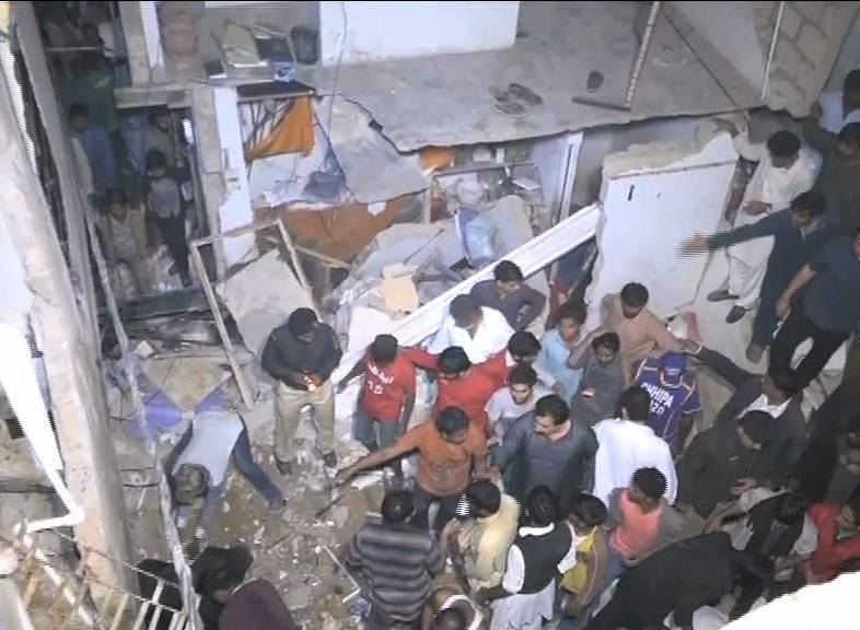 Two killed, five injured as building collapsed