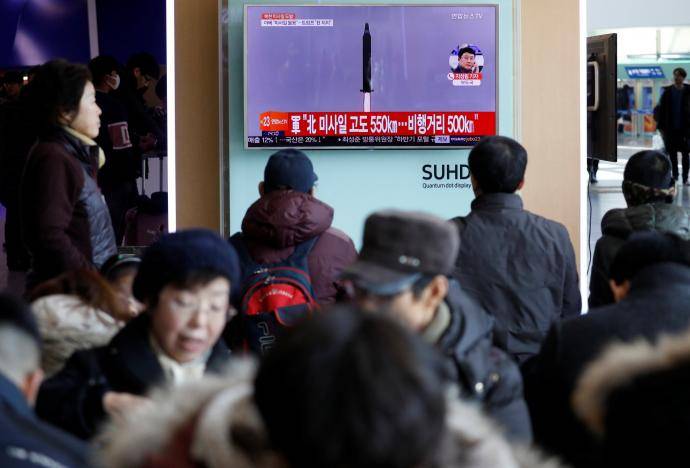 North Korea tests ballistic missile