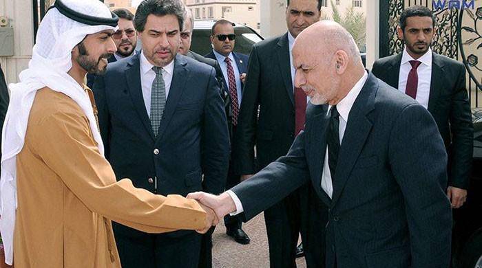 Afghan President Ghani meets Abu Dhabi Prince