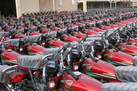 Motorbikes worth Rs 38b sold in 7th months