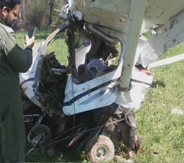 Training plane crashes in Faisalabad, kills two