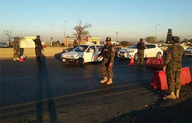 Radd-ul-Fasaad: Forces establish checkpoints on motorway