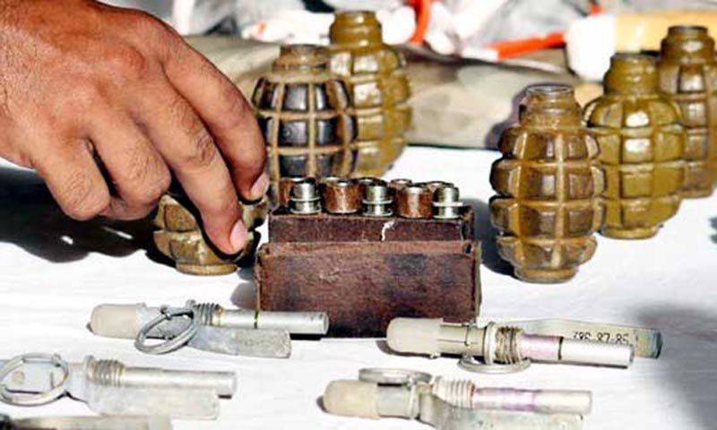 LEAs foiled terror bid, recover cache of explosives, ammunition