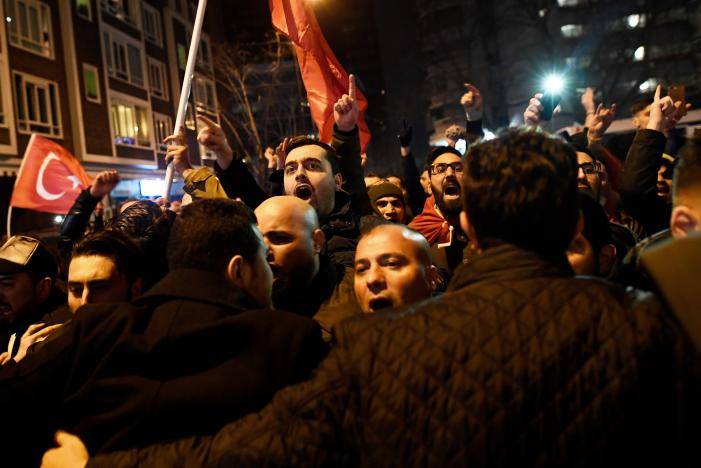 Turkey summons Dutch envoy to complain over Rotterdam police action: ministry sources