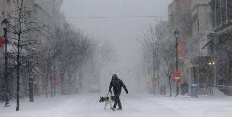 Flights canceled, schools shut under Blizzard in northeast U.S.