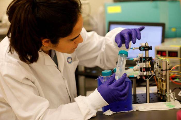 Experiments begin in outer space tissue box lab 