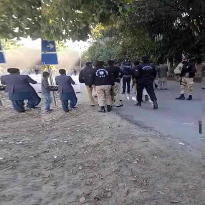 Five injured as clash erupts between two student groups of Punjab University