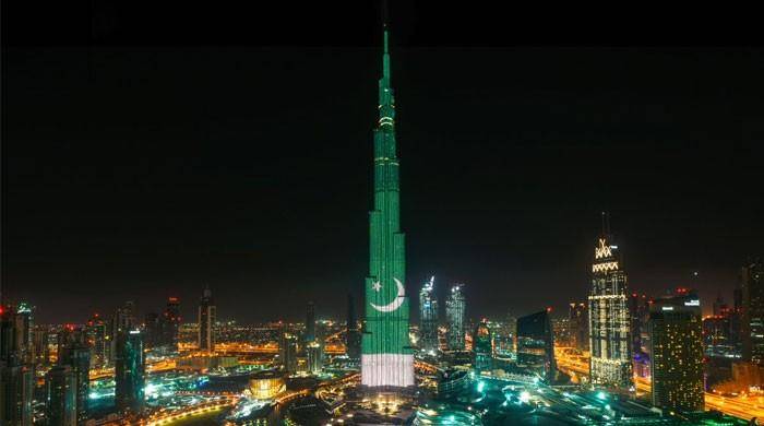 Green Burj Khalifa to rejoice Pakistan Day