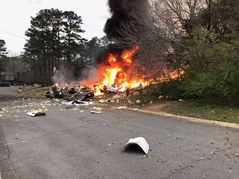 1 dead in Georgia plane crash