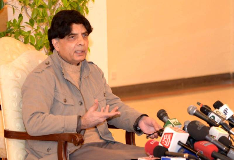 Extremists are using Balochs for their radical intention :Ch. Nisar