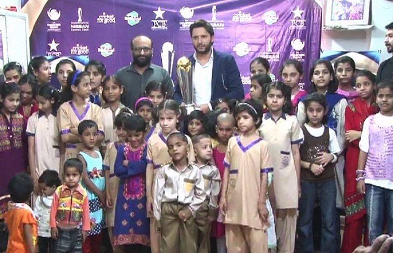 Edhi Home receives ICC Champions Trophy