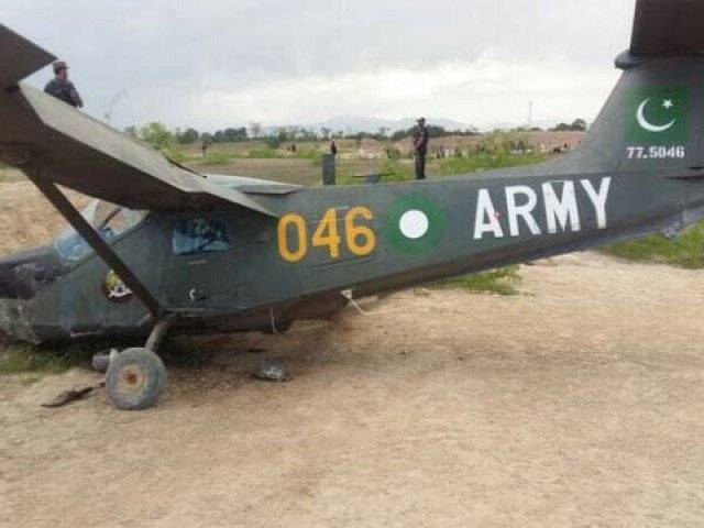 PAF aircraft crash-lands near Peshawar