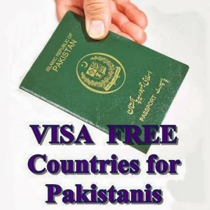 Countries that offer visa-free entry to Pakistanis