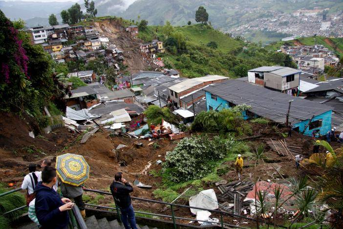 17 killed, many missing in Colombia landslide