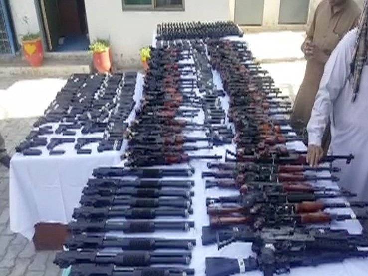 Huge cache of arms recovered in Sheikhupura