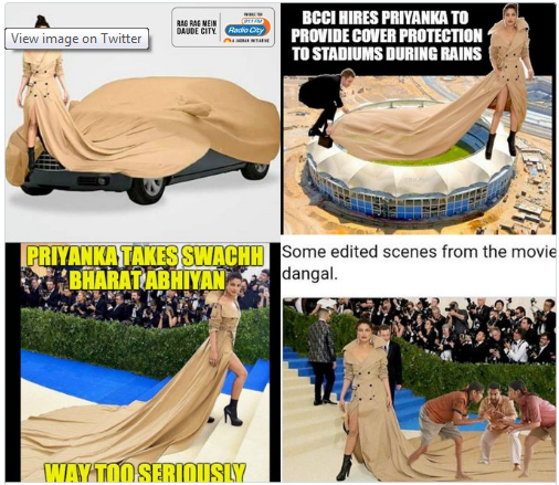 Social media troll over Priyanka Chopra's attire