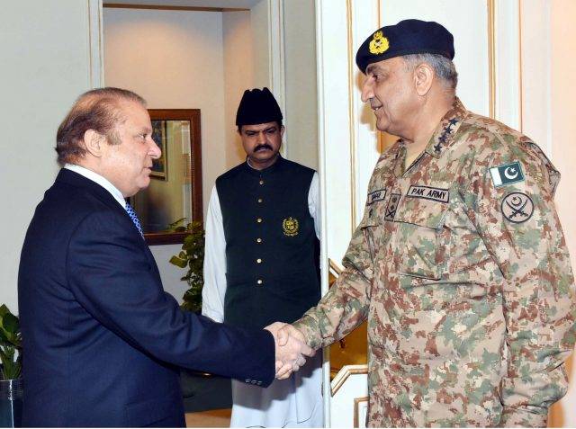 COAS Bajwa meets PM Nawaz over Dawn Leaks