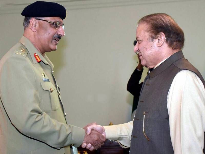 CJCSC meet PM Nawaz to discuss defence, security matters