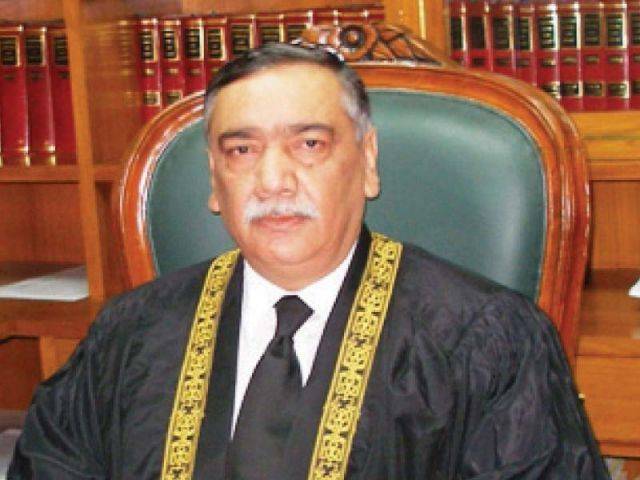 Asif Saeed Khosa takes oath as acting CJP