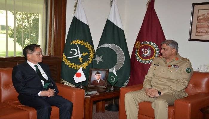 COAS Bajwa meets Japanese envoy over regional security