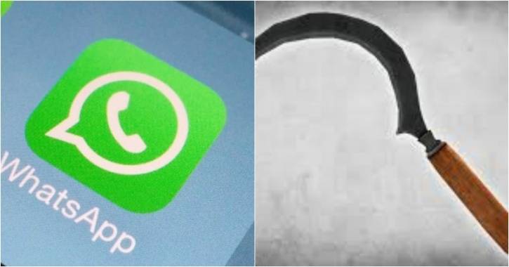 Woman attacks husband with sickle for checking her WhatsApp