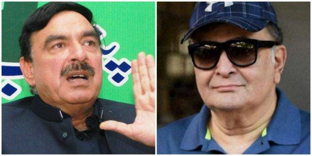 Sheikh Rasheed slams Rishi Kapoor for his tweet against Pakistan