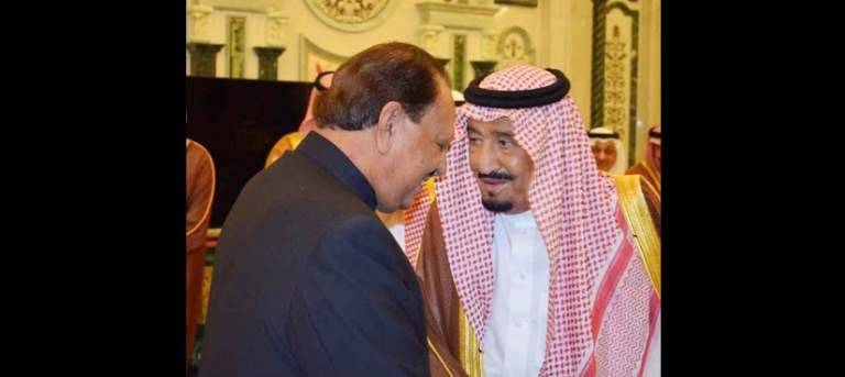 President Mamnoon meets Saudi king in Makkah