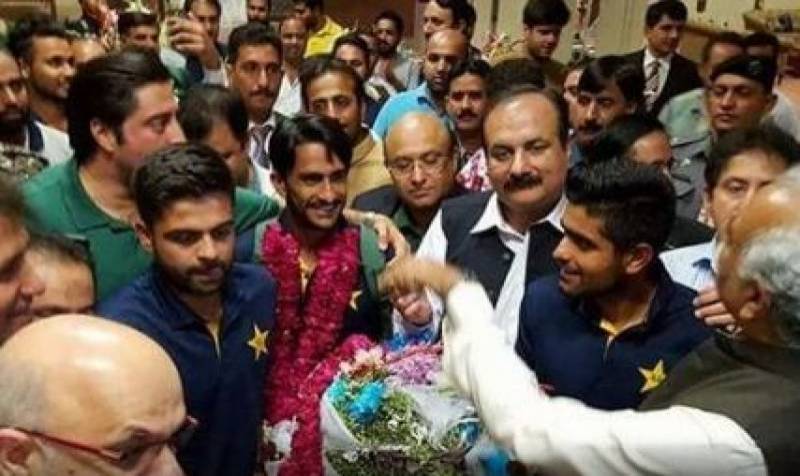 ICC champions trophy: Triumphant Pakistan team returns home 