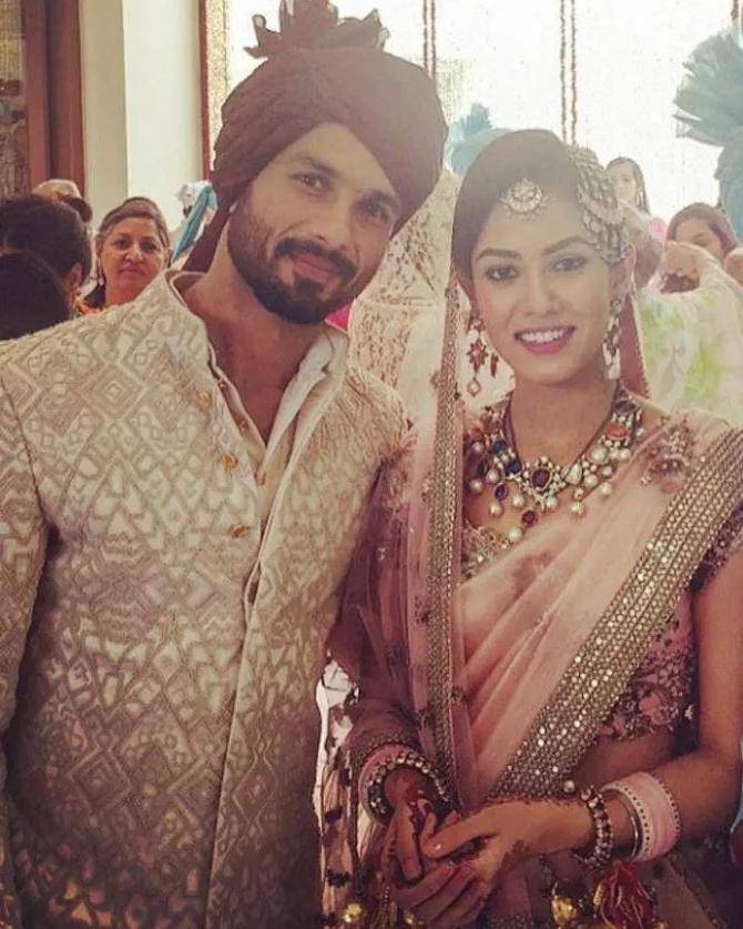 Look: Shahid Kapoor, Mira Rajput seem royals