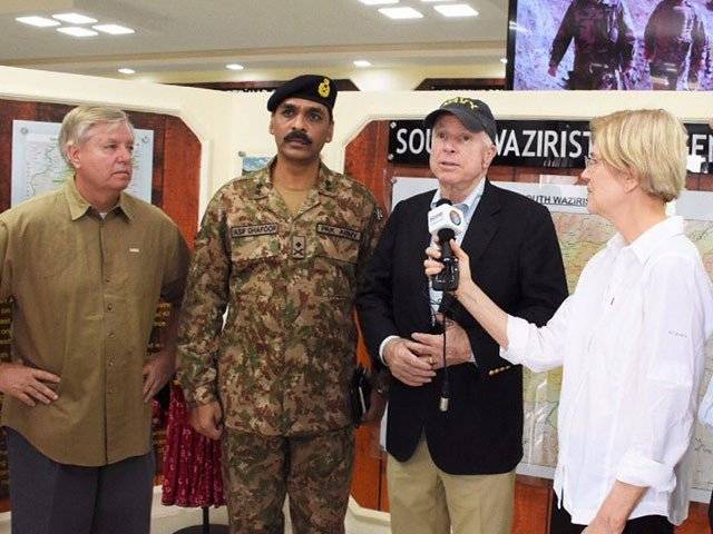 US Senator John McCain lauds Pakistan army’s efforts in dismantling terrorist networks